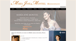 Desktop Screenshot of mariajosemontiel.com