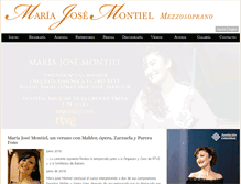 Tablet Screenshot of mariajosemontiel.com